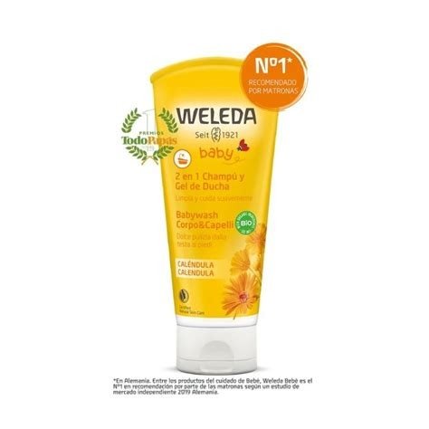 CHAMPU & GEL DUCHA CALENDULA 200 ML WELEDA