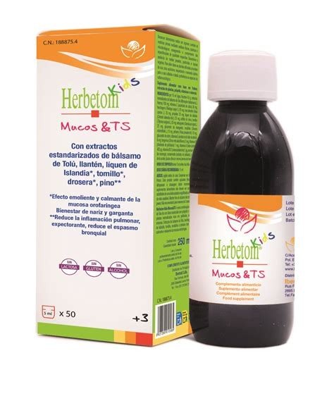 JARABE HERBETOM MUCOS TOS KIDS BIOSERUM 250ML