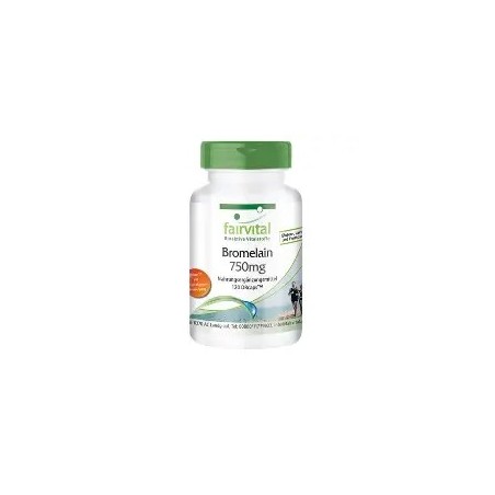 BROMELAINA 750MG 120 CAPSULAS FAIRVITAL