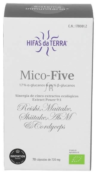 MICO FIVE (INMUNO) HDT 62 CAPS HIFAS DA TERRA