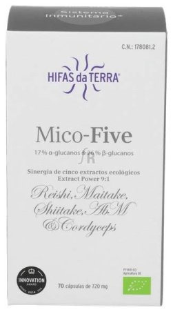 MICO FIVE (INMUNO) HDT 62 CAPS HIFAS DA TERRA