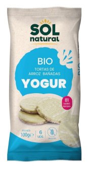 TORTITAS ARROZ YOGUR 100 GR SOLNATURAL