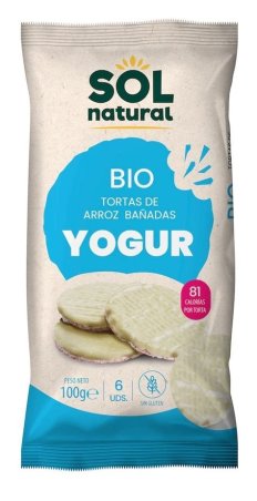 TORTITAS ARROZ YOGUR 100 GR SOLNATURAL