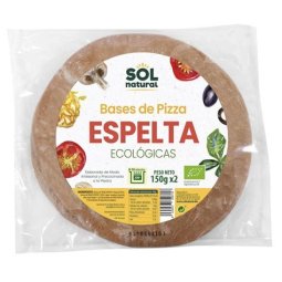 BASE PIZZA ESPELTA SOL NATURAL 300GR