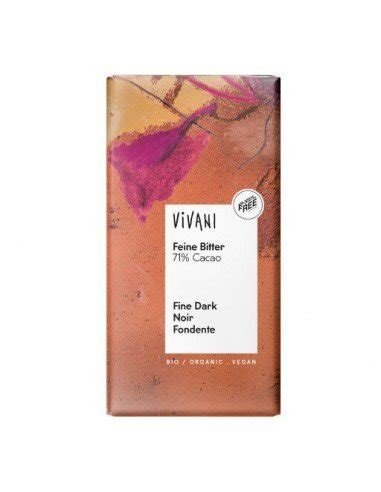 CHOCOLATE NEGRO 71% BIO VIVANI