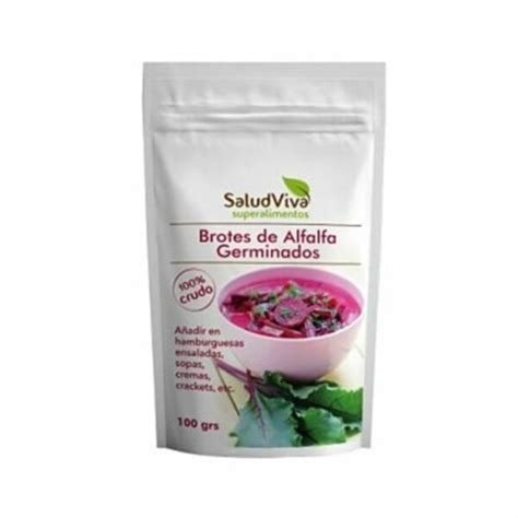 BROTES DE ALFALFA GERMINADOS SALUD VIVA 100 GR