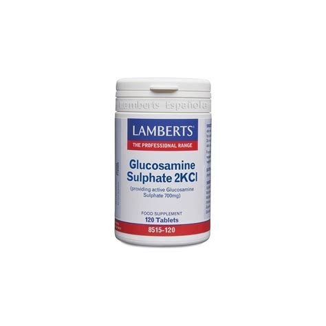 SULFATO DE GLUCOSAMINA 700 MG. 120 TABLETAS LAMBERTS