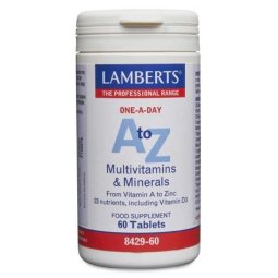 VITAMINAS Y MINERALES A TO Z 60COMP. LAMBERTS