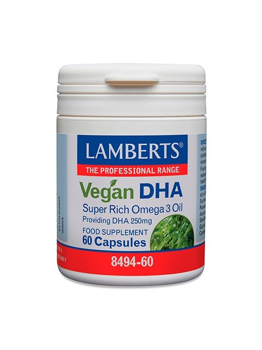 DHA VEGAN 60 CAPSULAS LAMBERTS