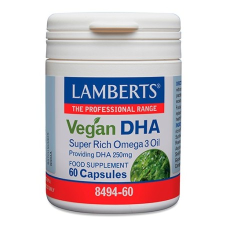 DHA VEGAN 60 CAPSULAS LAMBERTS