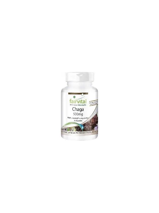 CHAGA 500MG 90 CAPSULAS FAIRVITAL
