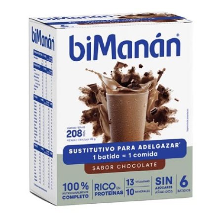 BATIDOS CHOCOLATE 5 UNIDADES BIMANAN