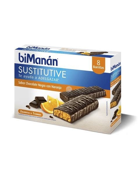 CAJA 4 BARRITAS SUSTITUTIVAS CHOCO NARANJA