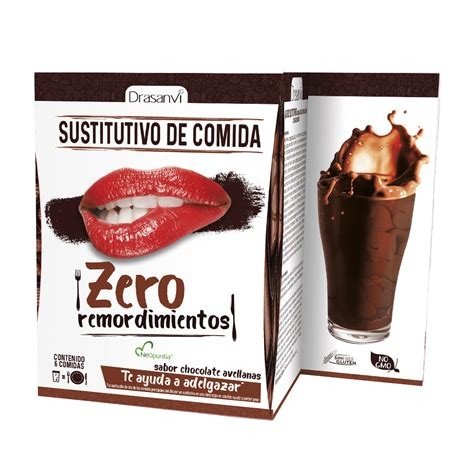 CAJA DE 6 BATIDOS SUSTITUTIVO COMIDA CHOCOLATE Y AVELLANAS