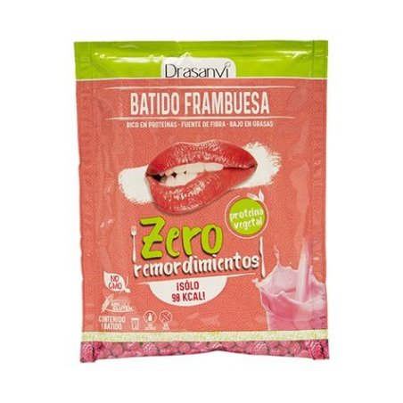 BATIDO PROTEICO VEGETAL FRAMBUESA SOBRE