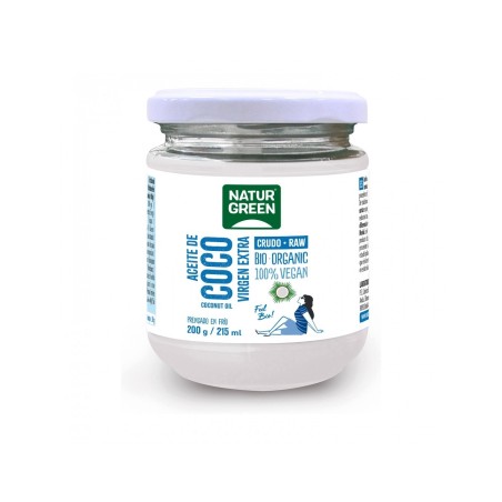 ACEITE VIRGEN DE COCO 200GR BIO NATURGREEN
