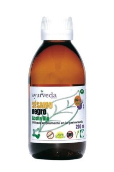 ACEITE AYURVEDICO SESAMO NEGRO 200 ML