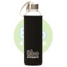 BOTELLA VIDRIO/NEOPRENO 550ML BBO IRISANA NEGRO