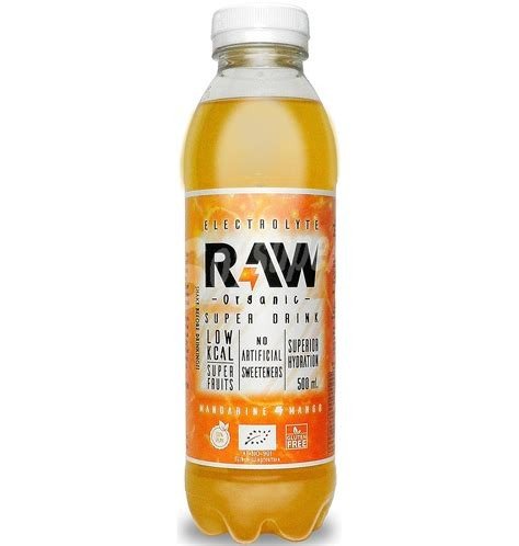 BEBIDA RAW ELECTROLYTE MANDARINA Y MANGO