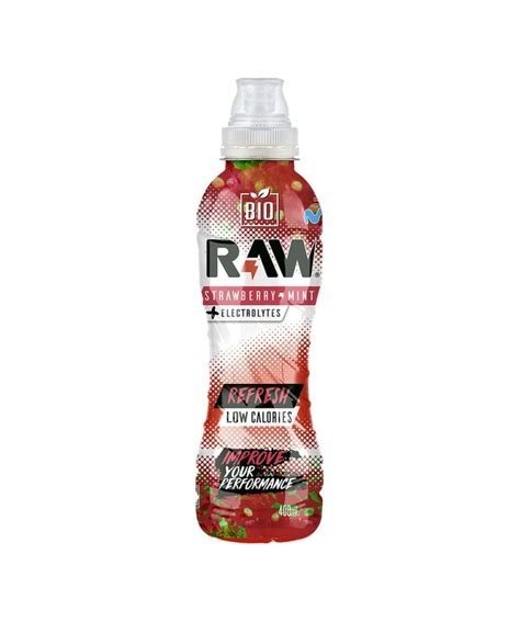 BEBIDA RAW ELECTROLYTE FRESA Y MENTA