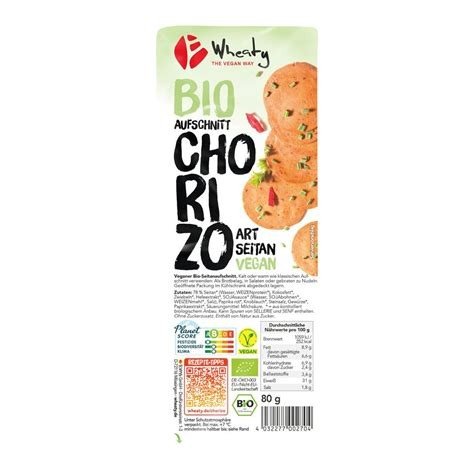 WHEATY-LONCHAS DE CHORIZO 80 GRS BIO