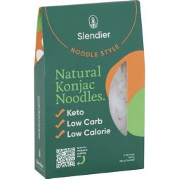 NOODLE PASTA DE KONJAC O SHIRATAKI ESTILO FIDEO 400GR SLENDIER