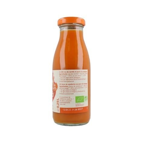 ZUMO ZANAHORIA Y MANGO DEMETER BIO 250ML