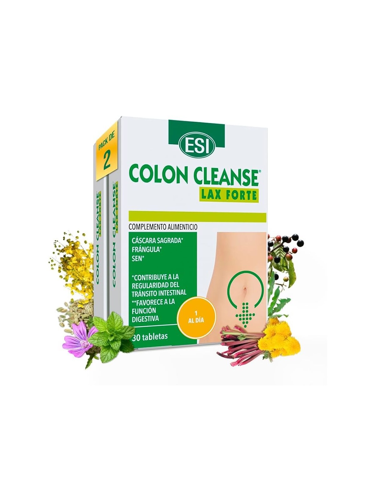 COLON CLEANSE LAX FORTE 30 CAPSULAS ESI