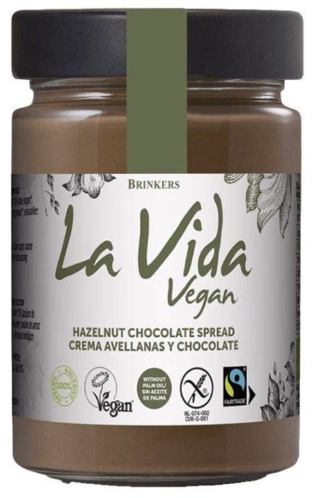 CREMA PROTEINA CACAO Y AVELLANAS LA VIDA VEGAN