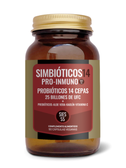 ALOEBIOTIC14 PRO-INMUNO PROBIOTICOS 90 CAPS 14 CEPAS