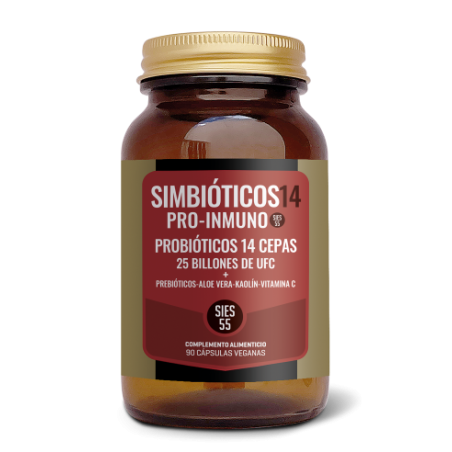 ALOEBIOTIC14 PRO-INMUNO PROBIOTICOS 90 CAPS 14 CEPAS
