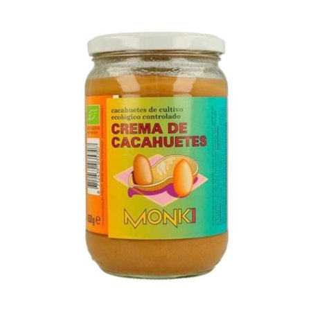 CREMA CACAHUETE BIO 650 GR MONKI