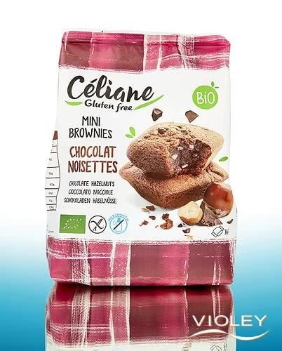 BROWNIES CHOCO Y AVELLANAS SIN GLUTEN CELIANE
