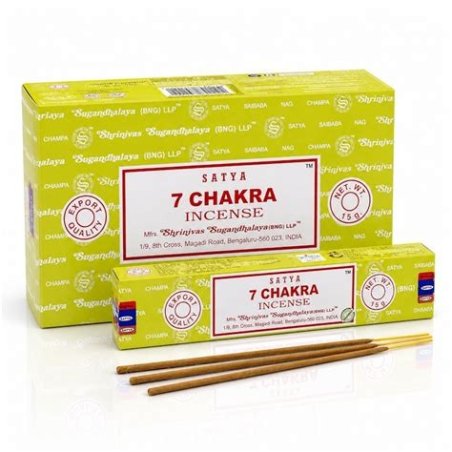 INCIENSO 7 CHAKRAS SATYA 15 GR