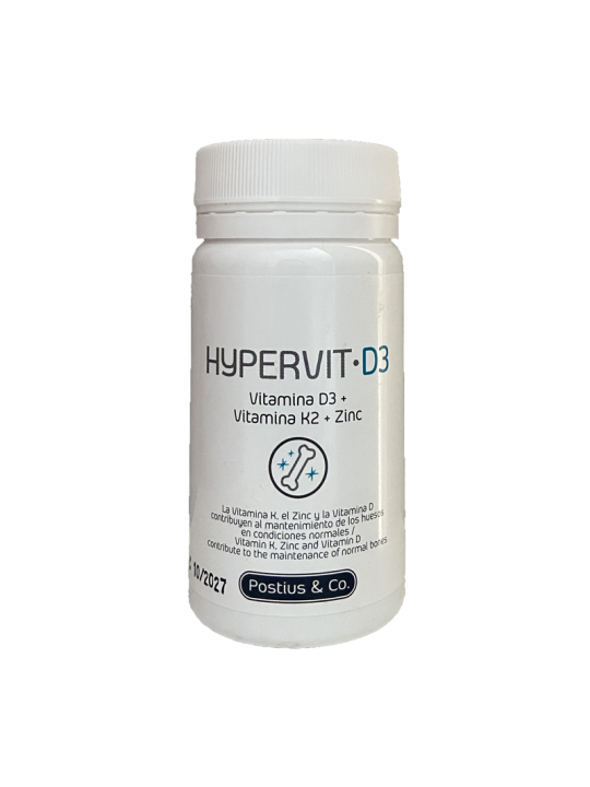 HIPERVIT D3+K2+ZINC 60 CAPSULAS POSTIUS & CO