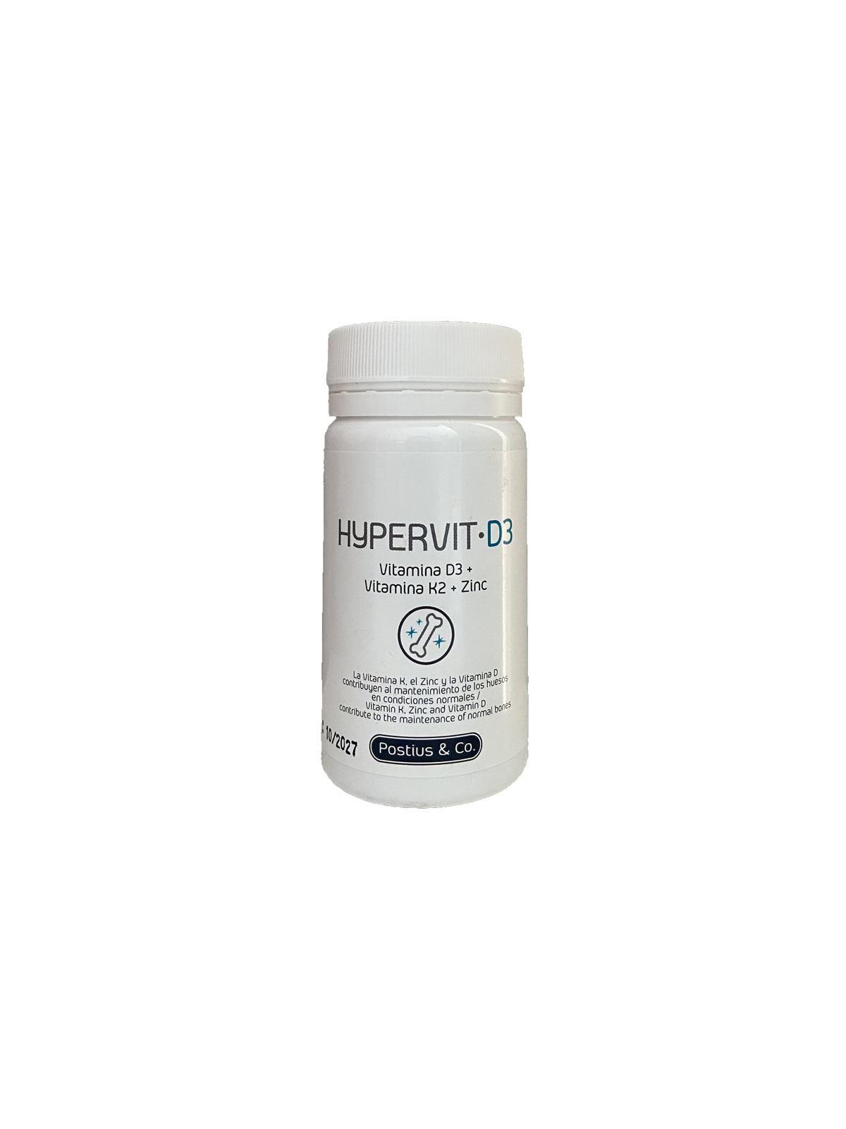 HIPERVIT D3+K2+ZINC 60 CAPSULAS POSTIUS & CO
