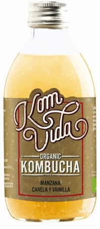KOMBUCHA MANZANA CANELA Y VAINILLA 250ML
