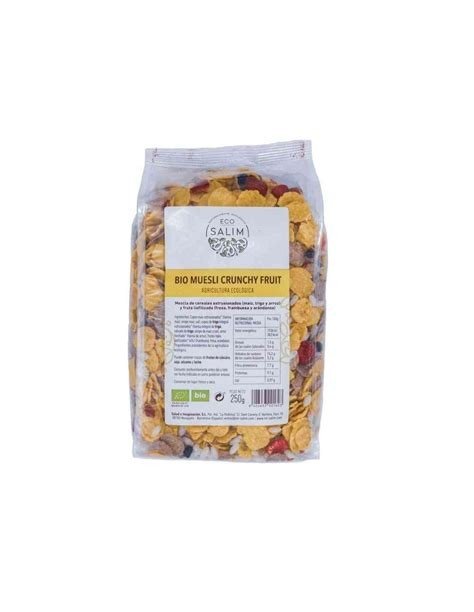 MUESLI CRUJIENTE FRUITS BIO ECOSALIM
