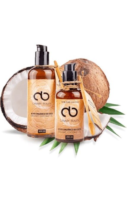 ACEITE DE COCO ORGANICO 400 ML CANARY BEAUTY