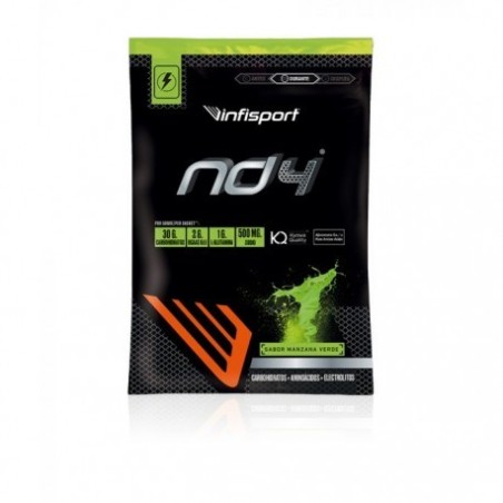 ND4 CARBO+AMINO+ELECTRO MANZANA VERDE 40G INFISPORT