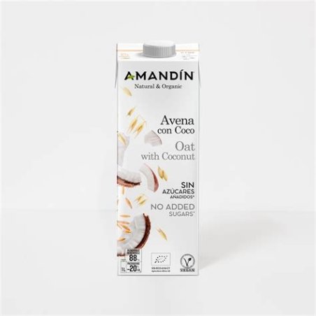 BEBIDA DE AVENA CON COCO 1L AMANDIN