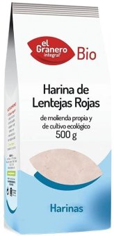 HARINA DE LENTEJAS ROJAS 500G EL GRANERO