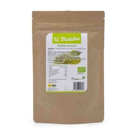 TE MATCHA POLVO PREMIUM ECO 70 GR - DREAMS FOOD