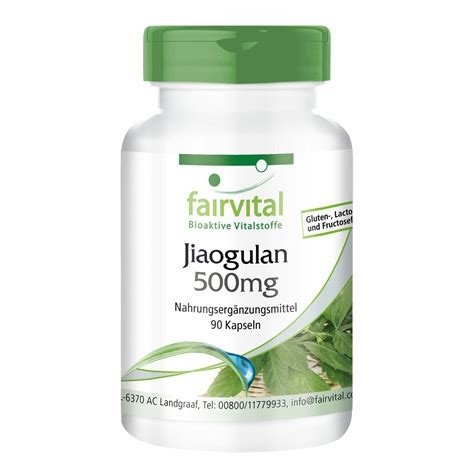 JIAOGULAN 500 MG FAIRVITAL 90 CAPSULAS