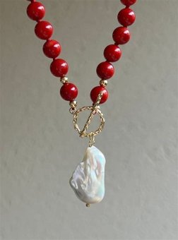 COLGANTE CORAL ROJO