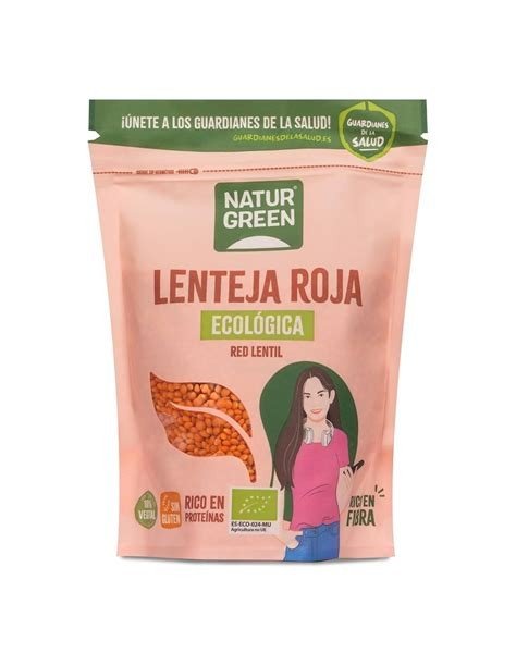 LENTEJA ROJA NATURGREEN 500 GR.