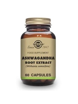 ASHWAGANDHA (WITHANIA SOMNIFERA) 60 CAPSULAS SOLGAR