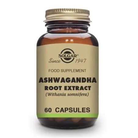 ASHWAGANDHA (WITHANIA SOMNIFERA) 60 CAPSULAS SOLGAR