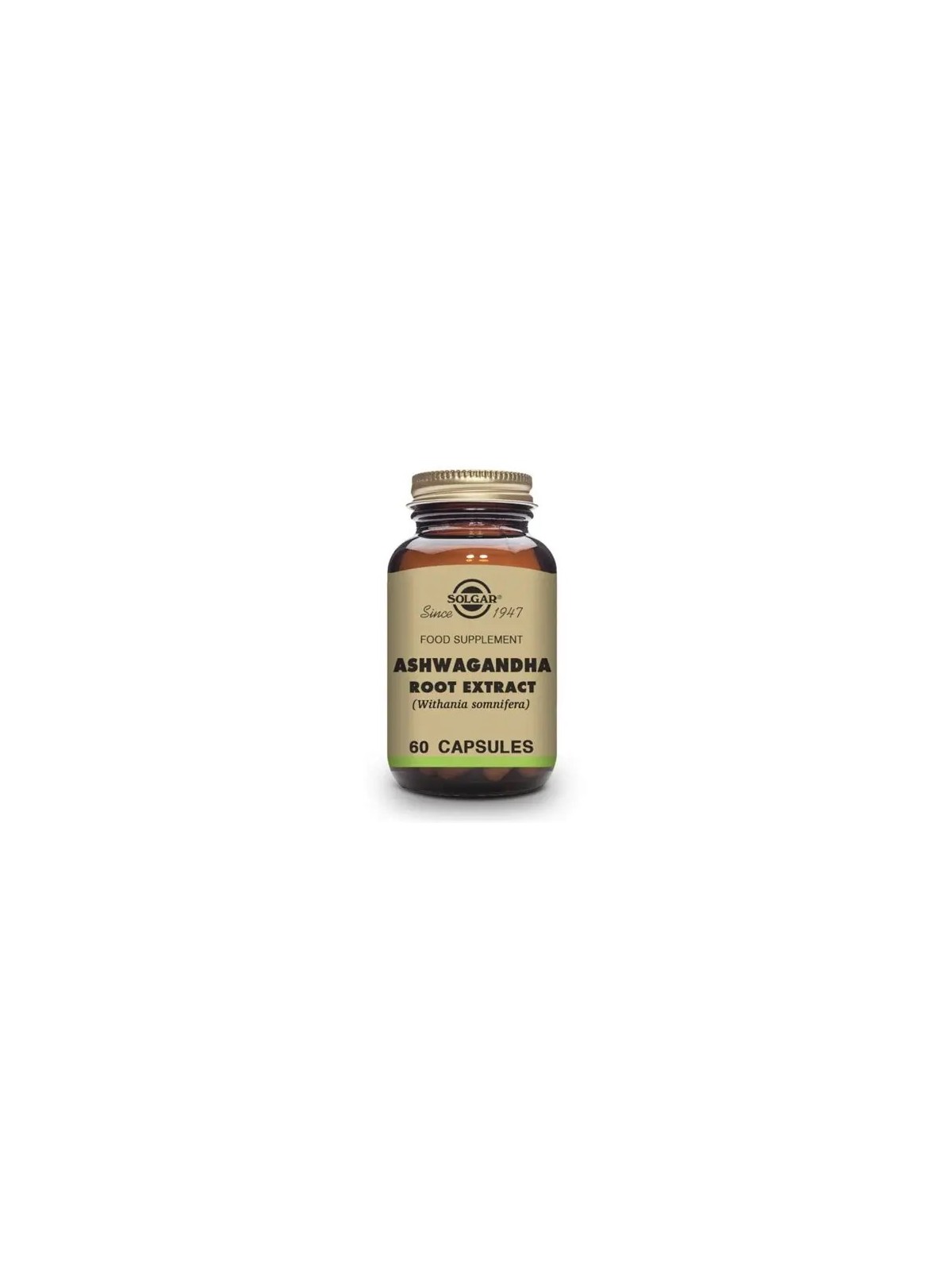 ASHWAGANDHA (WITHANIA SOMNIFERA) 60 CAPSULAS SOLGAR