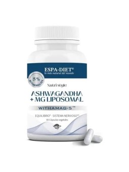 ASHWAGANDHA + MG LIPOSOMADO 60 CAPSULAS ESPA DIET